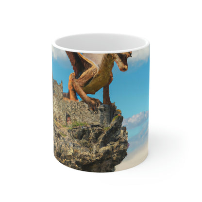 "Dragon Throne of ancients" - The Alien Ceramic Mug 11 oz