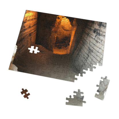 "Search for a Forbidden Abyss: Unveiling the Secret of the Underground City" - The Alien Jigsaw Puzzle