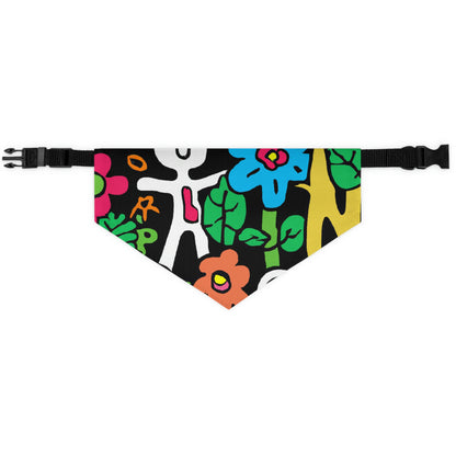 The Enchanted Garden of Wonders. - The Alien Pet Bandana Collar