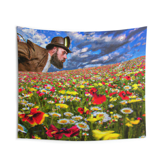 "A Blissful Tour of Floral Splendor" - The Alien Wall Tapestries
