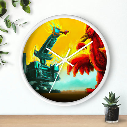 "The Mechanical Menace of the Fire-Breathing Chicken" - The Alien Wall Clock