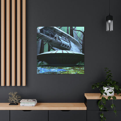 "Lost In the Alien Woods: La historia no contada de la nave espacial abandonada" - The Alien Canva