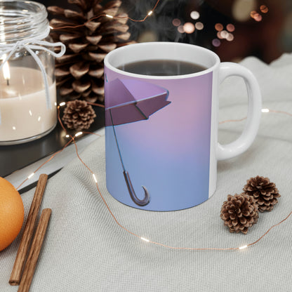 "Dream Umbrella" - The Alien Ceramic Mug 11 oz