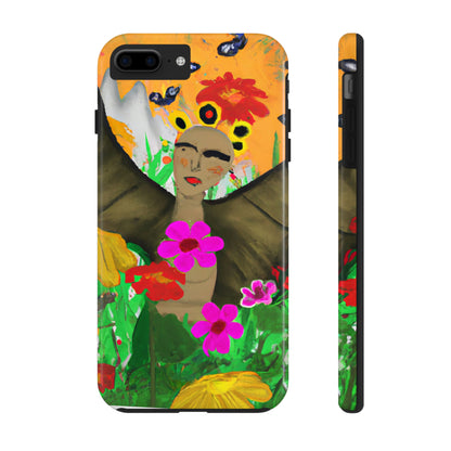 "Schmetterlingsballett auf der Wildblumenwiese" - Die Alien Tough Phone Cases