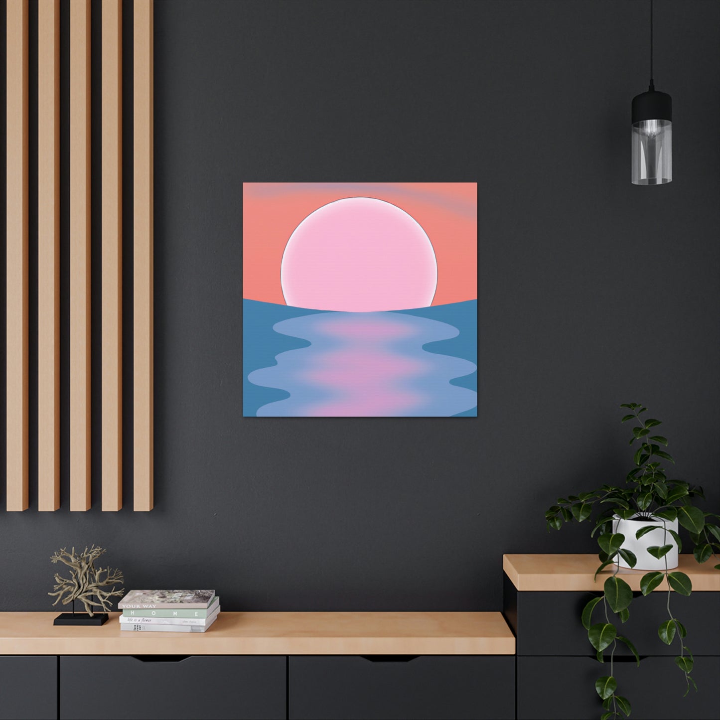 "Serenity at Sunset" - The Alien Canva