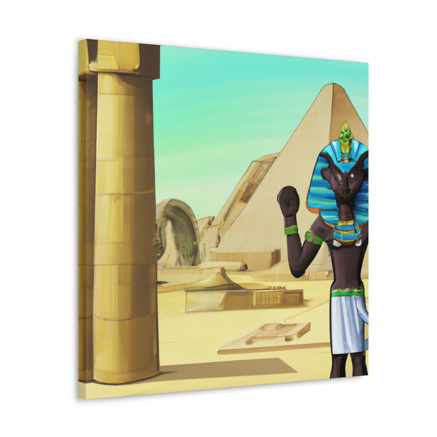 "Chrono-Clashing Pharaohs" - The Alien Canva