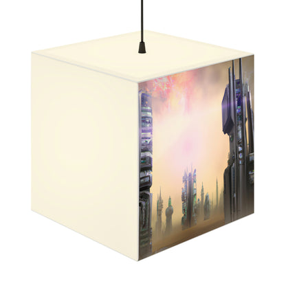 "Lost in the Cosmic Mist" - The Alien Light Cube Lamp