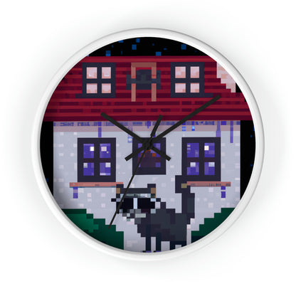 "Caper in the Mansion: A Raccoon's Adventure" - The Alien Wall Clock