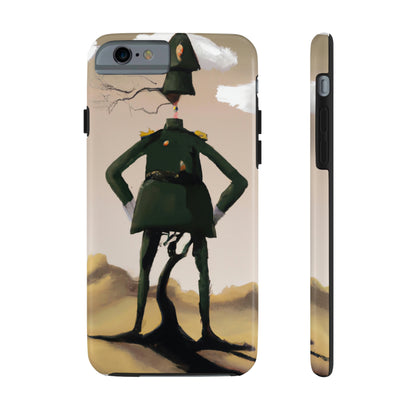 "Courage Against Despair: A Soldier's Triumph" - The Alien Tough Phone Cases