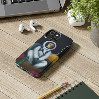 "Allein im Dunkeln: Das Überleben eines einsamen Astronauten" - Die Alien Tough Phone Cases