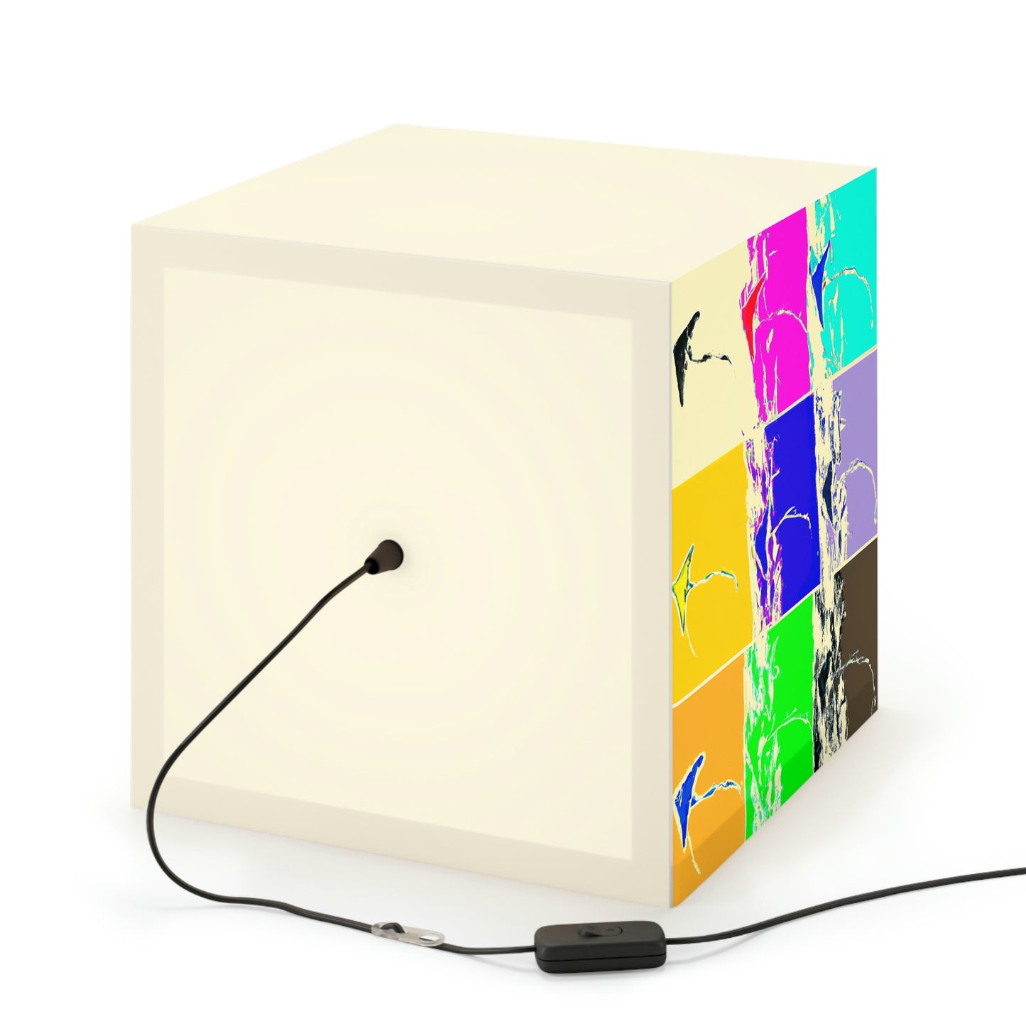 "Kites Aflutter in the Vibrant Sky" - The Alien Light Cube Lamp