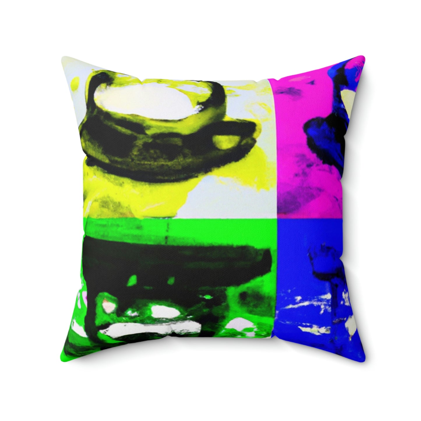 "Frozen in Time" - The Alien Square Pillow