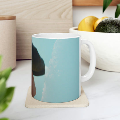 "Frozen in Time: Unearthing an Ancient Sea Creature" - The Alien Ceramic Mug 11 oz