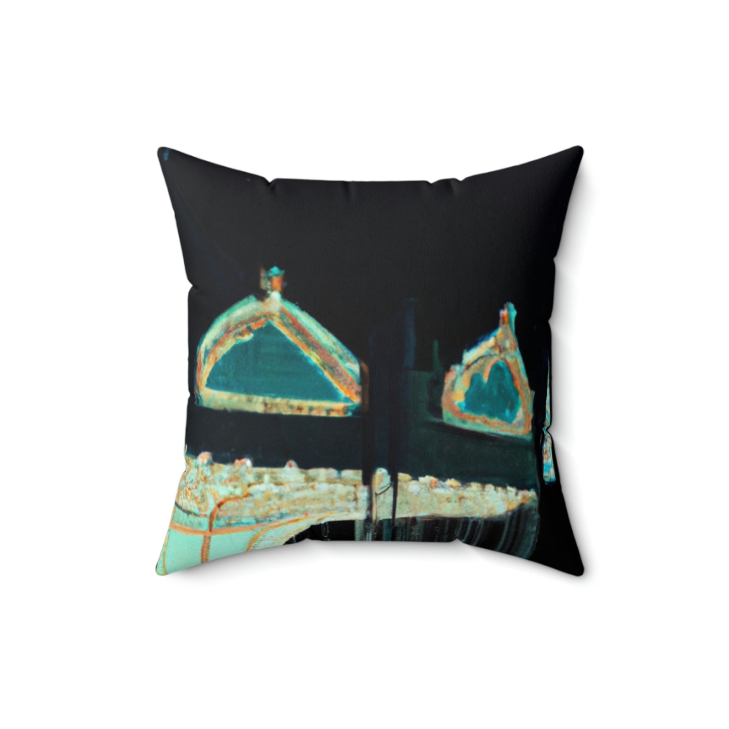 "A Lonesome Carousel Under Shining Stars" - The Alien Square Pillow