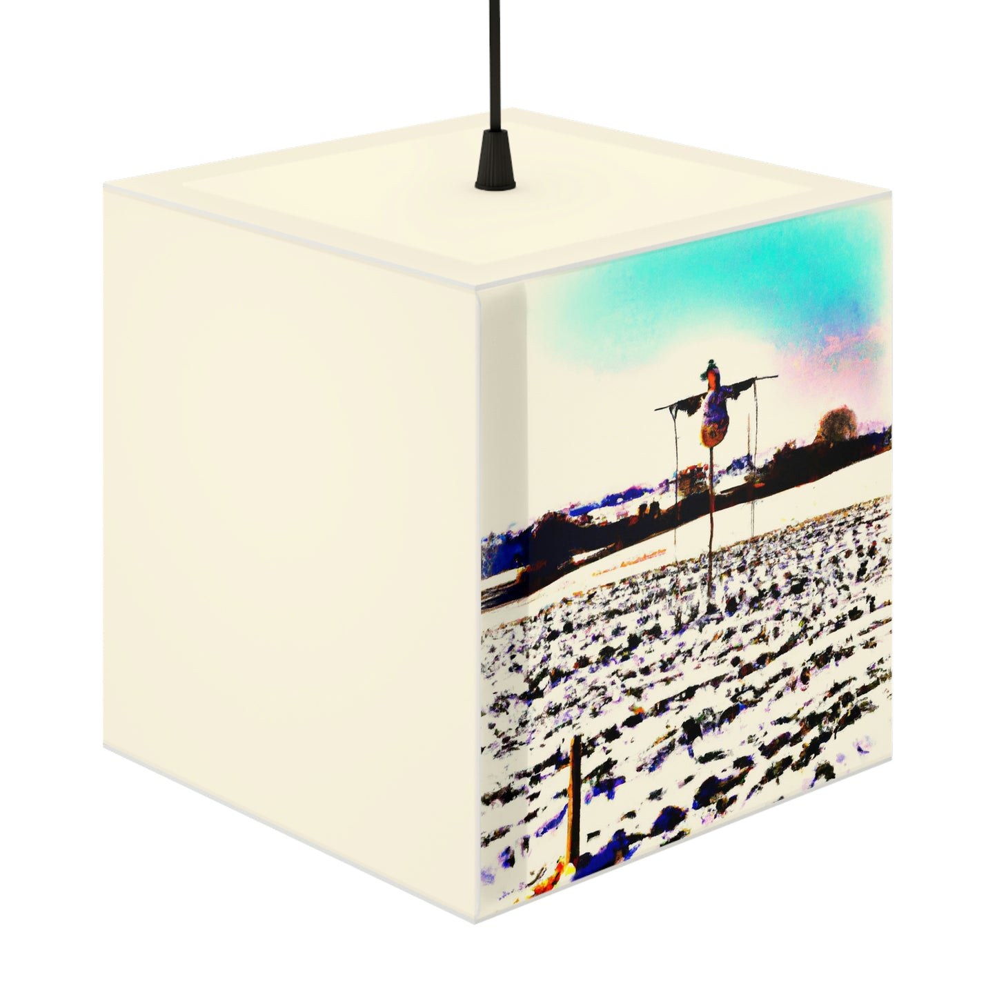 "A Winter Vigilance" - Die Alien Light Cube Lampe