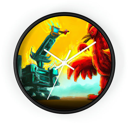 "The Mechanical Menace of the Fire-Breathing Chicken" - The Alien Wall Clock