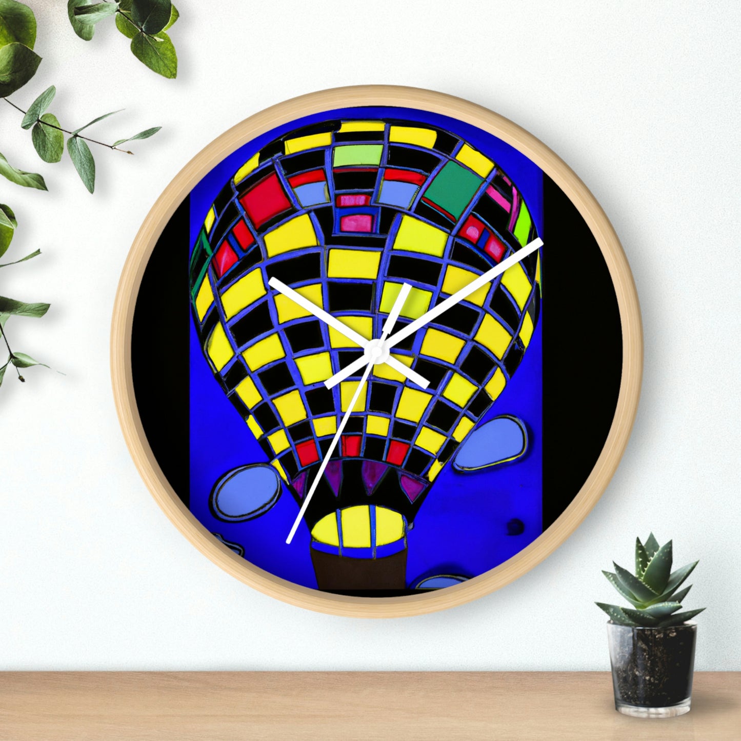 "Enchanted Midnight Flight" - The Alien Wall Clock