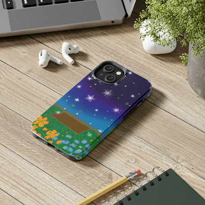 "A Celestial Garden of Color" - The Alien Tough Phone Cases