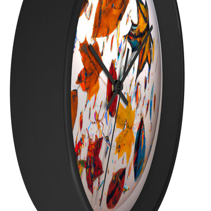 "Autumn in a Glass Globe" - The Alien Wall Clock