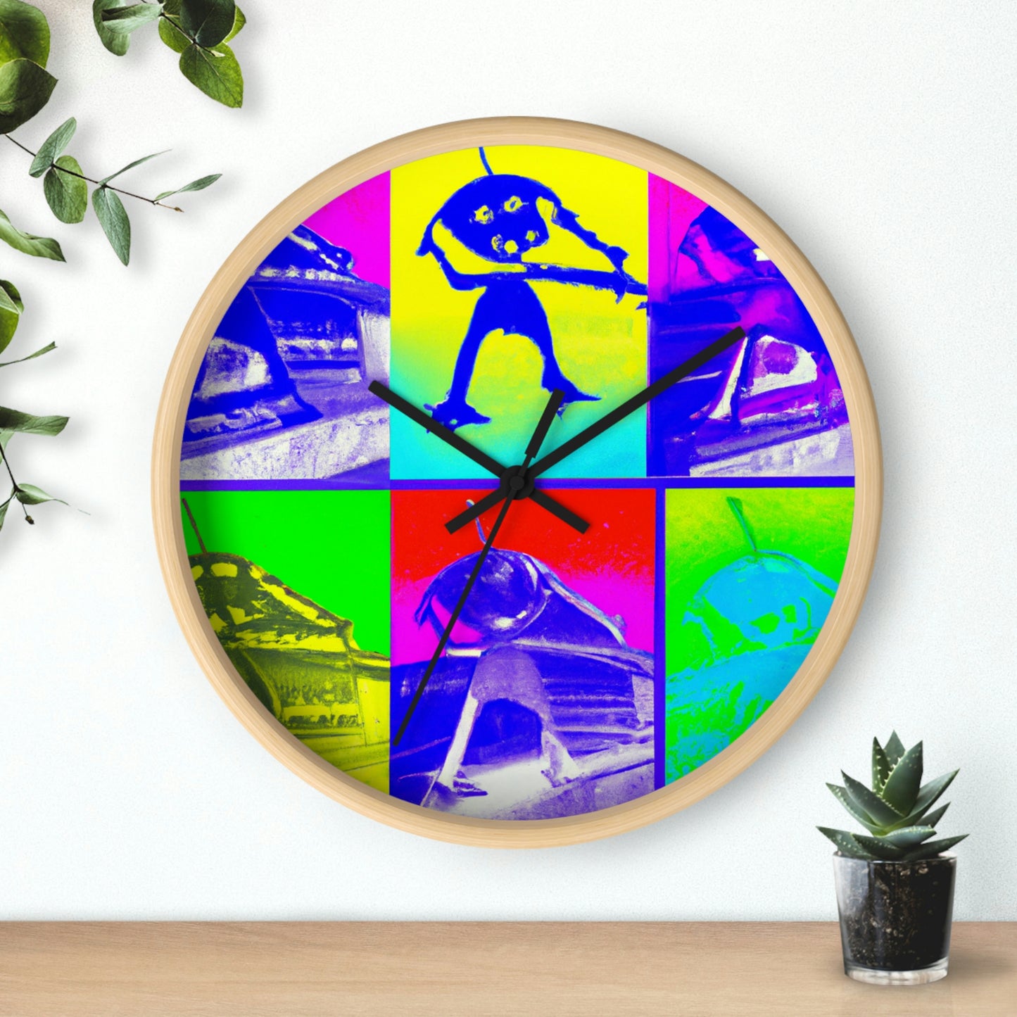 "A Desperate Escape" - The Alien Wall Clock