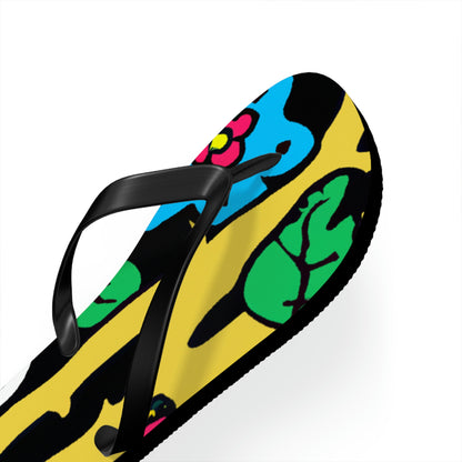 The Enchanted Garden of Wonders - The Alien Flip Flops