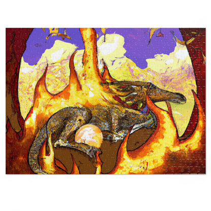 "A Slumbering Dragon in an Infernal Embrace" - The Alien Jigsaw Puzzle