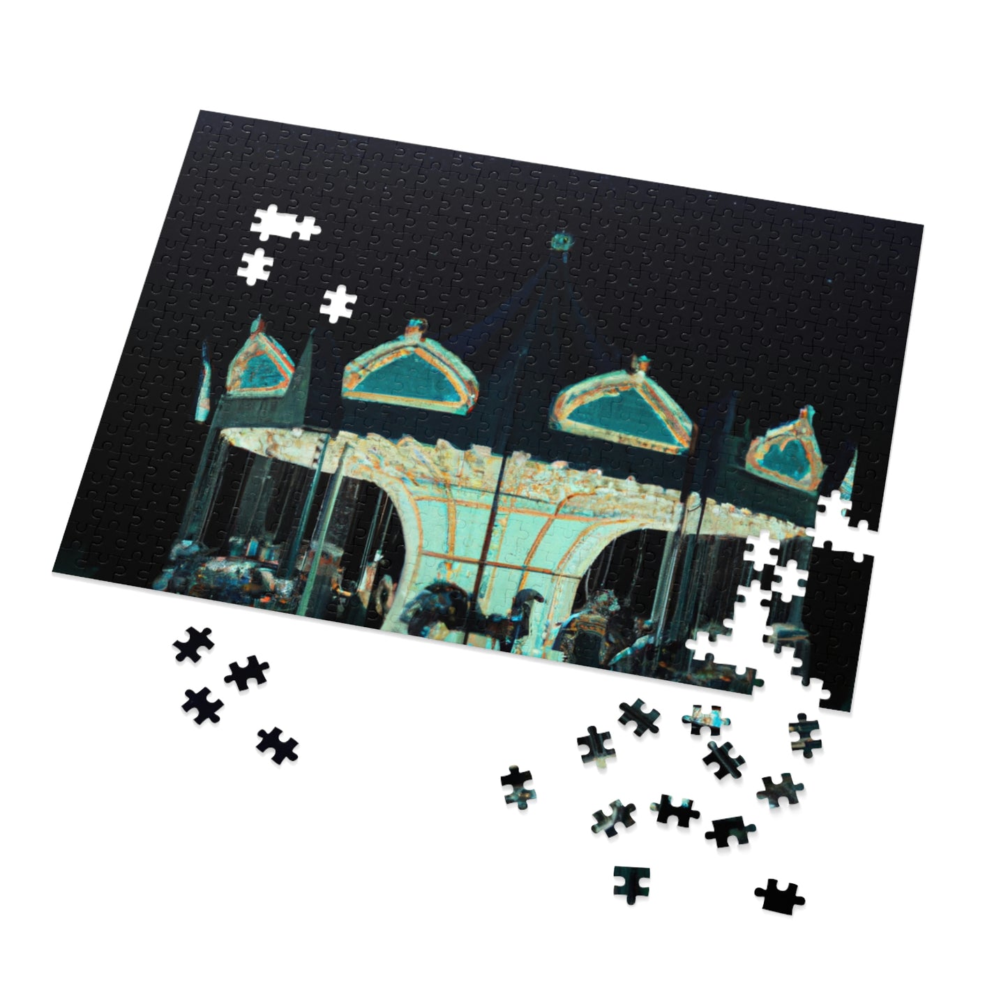 "A Lonesome Carousel Under Shining Stars" - The Alien Jigsaw Puzzle