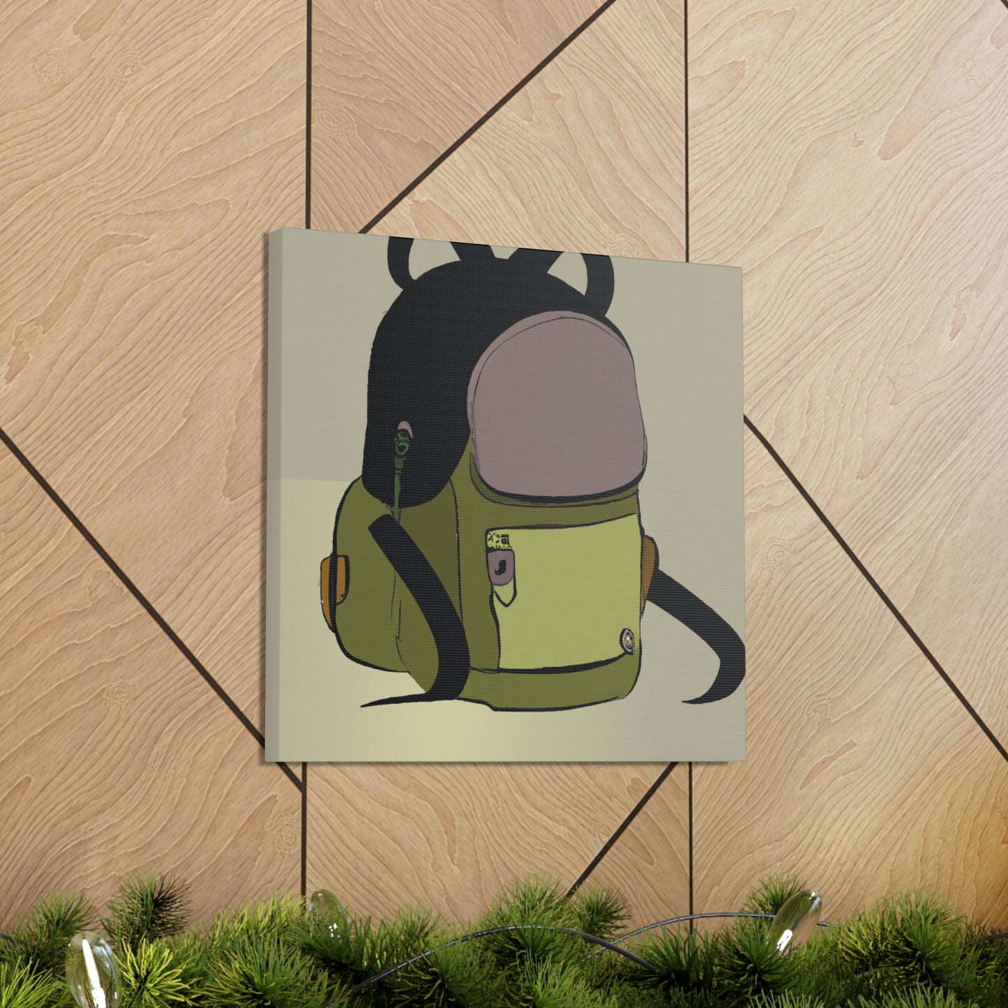 "Mochila con personalidad" - The Alien Canva