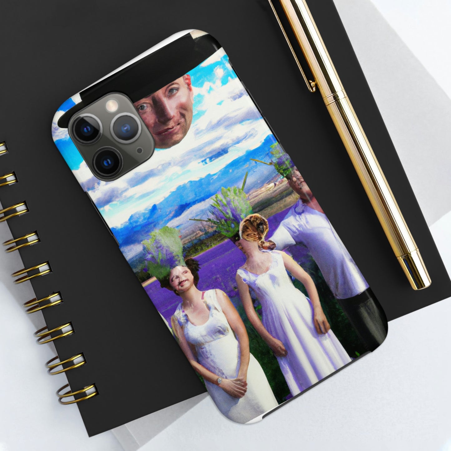 "Lavender Family Reunion: A Blooming Celebration" - The Alien Tough Phone Cases