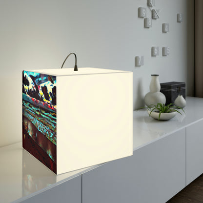 "Dusk at Sea: A Tempestuous Gathering" - The Alien Light Cube Lamp