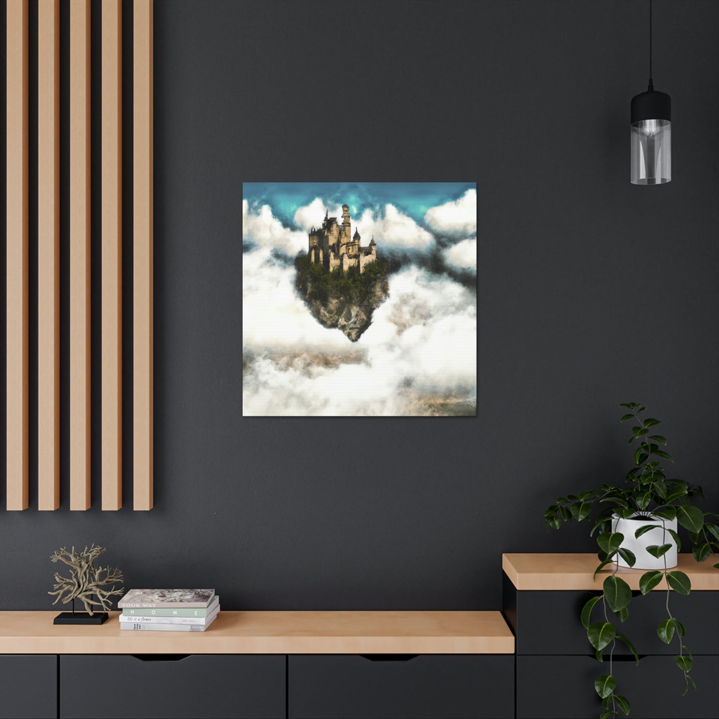 Mystic Castle in the Sky - The Alien Canva