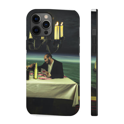 "A Beacon of Romance: An Intimate Candlelit Dinner in a Forgotten Lighthouse" - The Alien Tough Phone Cases