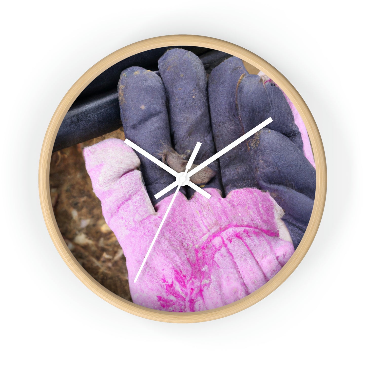 "A Tiny Home in an Old Glove" - The Alien Wall Clock