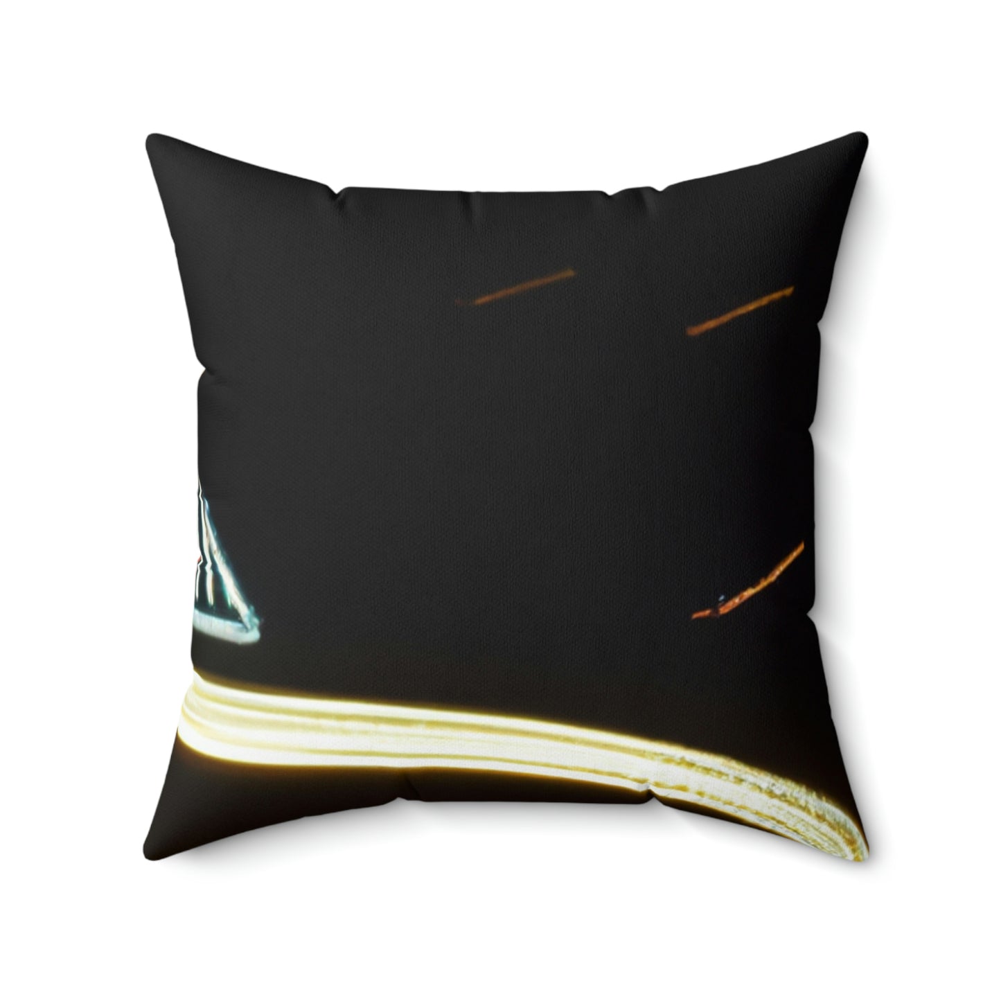 "Carousel Nights: A Glimmer of Starlight" - Das Alien Square Pillow