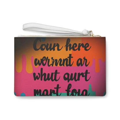 "Brave in the Face of Nightmares" - Die Alien Clutch Bag