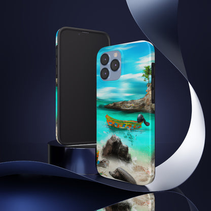 „Karibisches Fest am Strand – Eine digitale Erkundung der mexikanischen Kultur“ – The Alien Tough Phone Cases