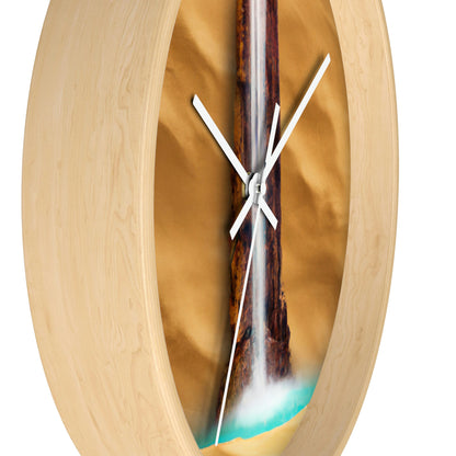 "Lonely Waterfall in a Desolate Desert" - The Alien Wall Clock