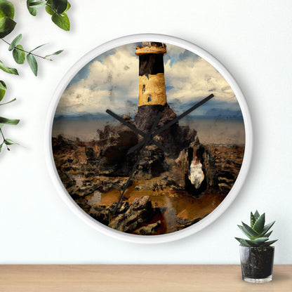 "Lonely Beacon on the Shore" - El reloj de pared alienígena