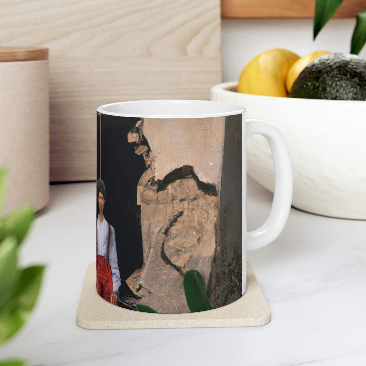 "Exploring the Forgotten Ruin" - The Alien Ceramic Mug 11 oz