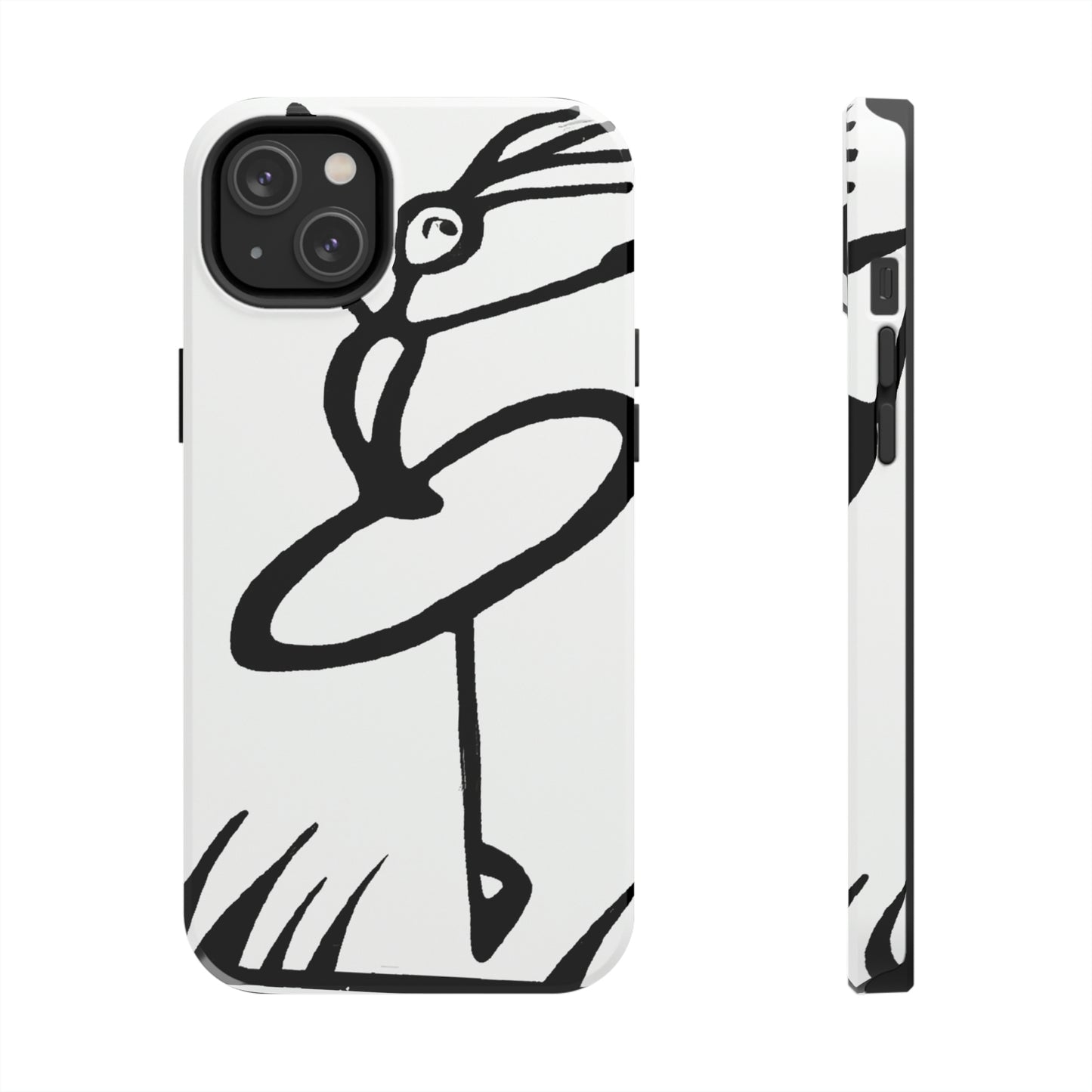 "Ballet on a Blade: A Ballerina's Spin" - The Alien Tough Phone Cases