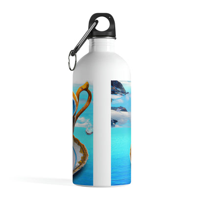 "Adrift in a China Cup: The Story of a Lost Child's Oceanic Adventure" - The Alien Stainless Steel Water Bottle