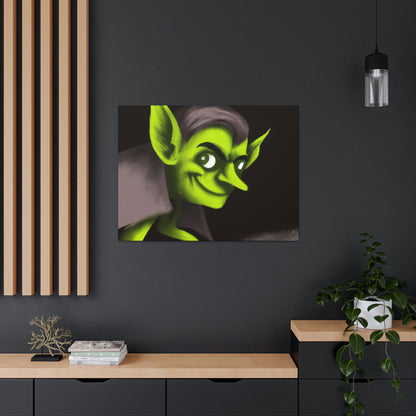 "The Mysterious Goblin in the Shadows" - The Alien Canva