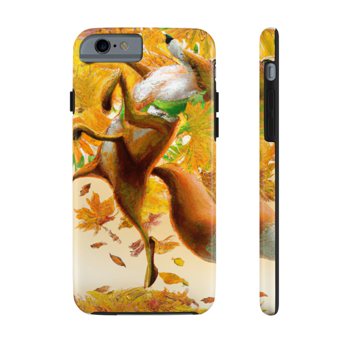 "Autumnal Adventure: A Fox's Mischief" - The Alien Tough Phone Cases