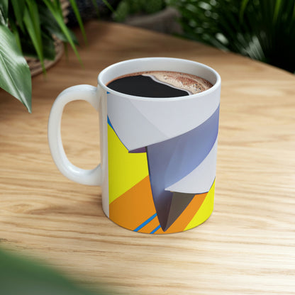 "A Flight of Color" - Taza de cerámica The Alien 11 oz