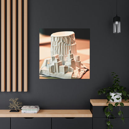 "Urban Sculpture in 3-Dimensions" - Canvas