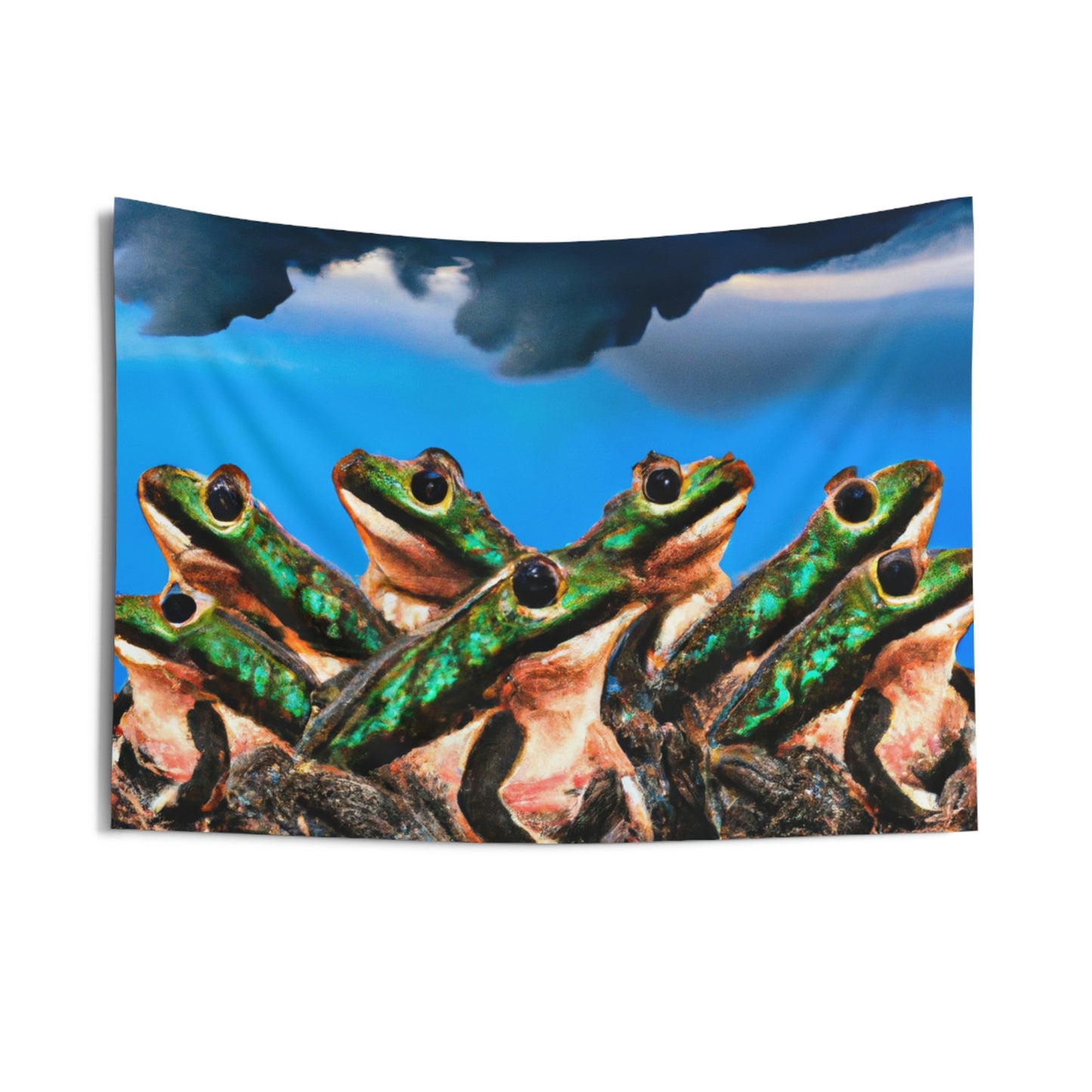 "Un coro de ranas en la tormenta" - The Alien Wall Tapestries