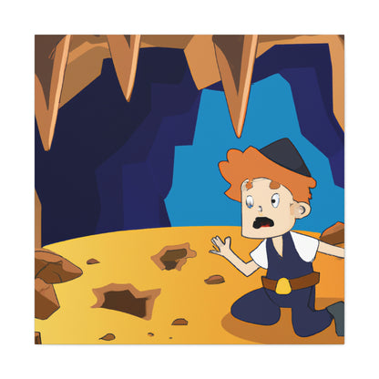 "The Mysterious Cave of the Brave Explorer" - The Alien Canva