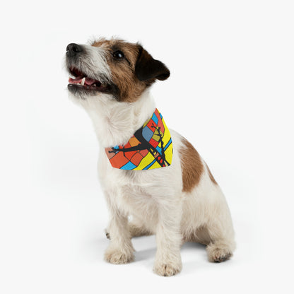 "Lonely Autumn Glow" - El collar de bandana para mascotas alienígenas