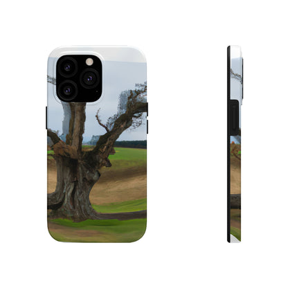 "A Shadow in the Meadow: The Last Standing Tree" - The Alien Tough Phone Cases