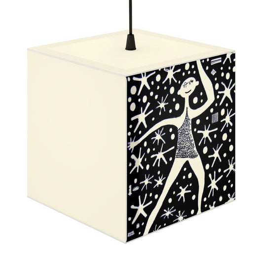 "Dancing Among the Galactic Light" - The Alien Light Cube Lamp